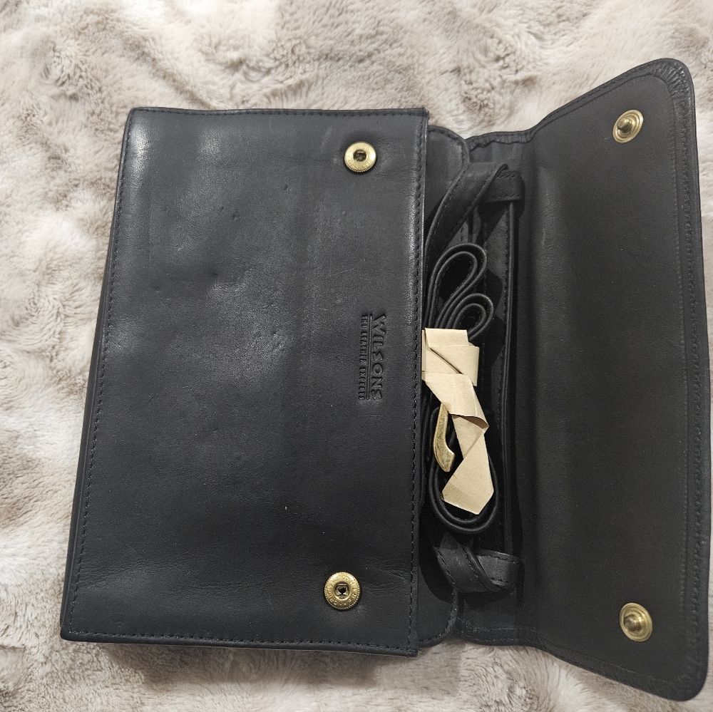 Wilson Leather Large Convertible Clutch Bag